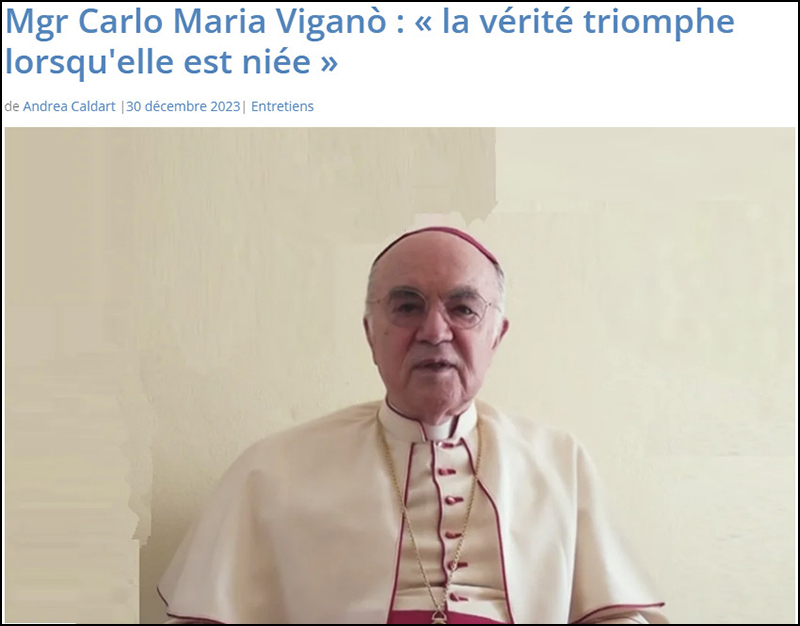 « La vérité triomphe quand elle est niée »
